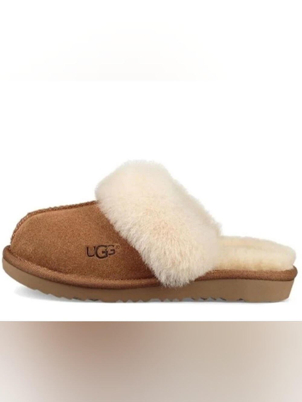 UGG GIRL'S COZY II SLIPPERS. SIZE 13. CHESTNUT.